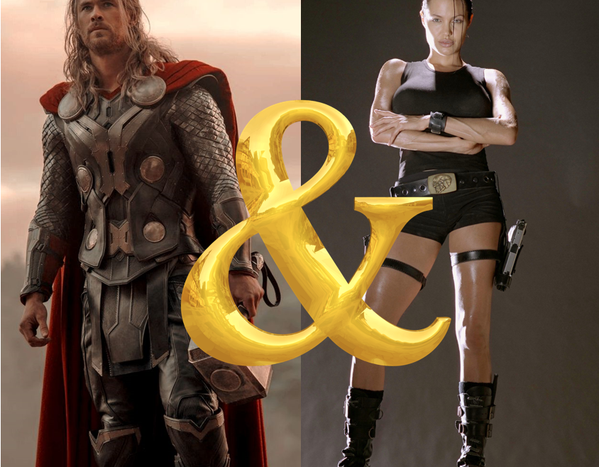 Thor y Lara Croft la nueva liga de la Justicia